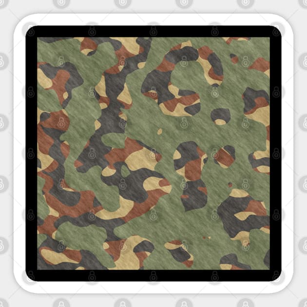 Camouflage Pattern Sticker by consigliop